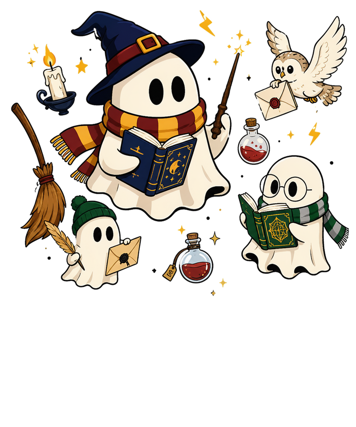Wizard Ghosts DTF