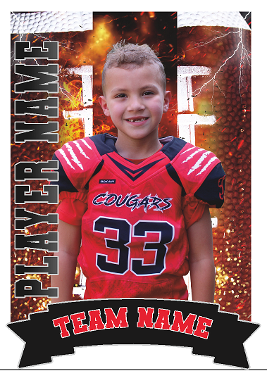Football Yard Signs (24x18 coroplast sign)