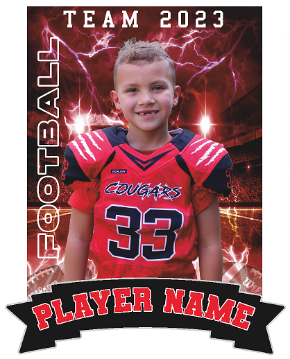 Football Yard Signs (24x18 coroplast sign)