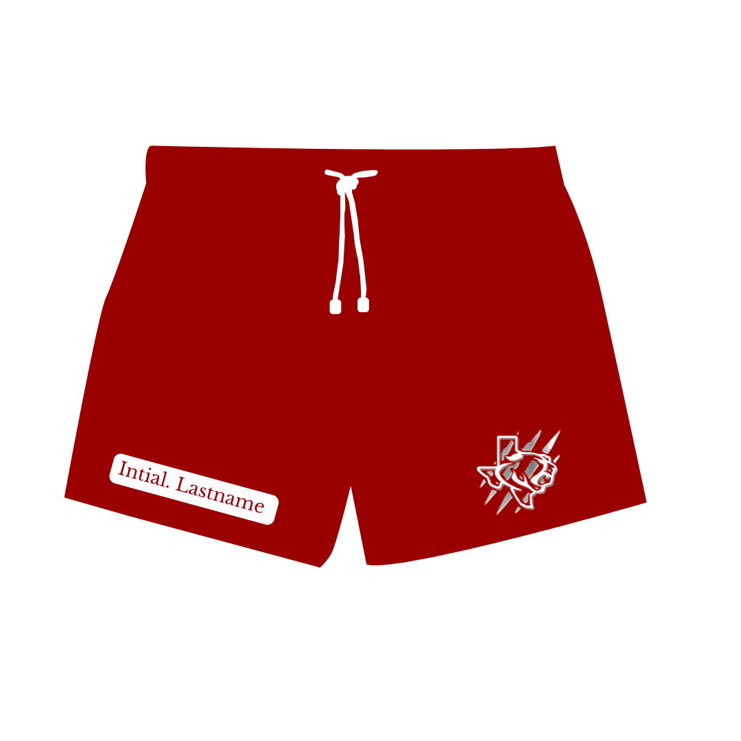 High School - Red Texas Shorts