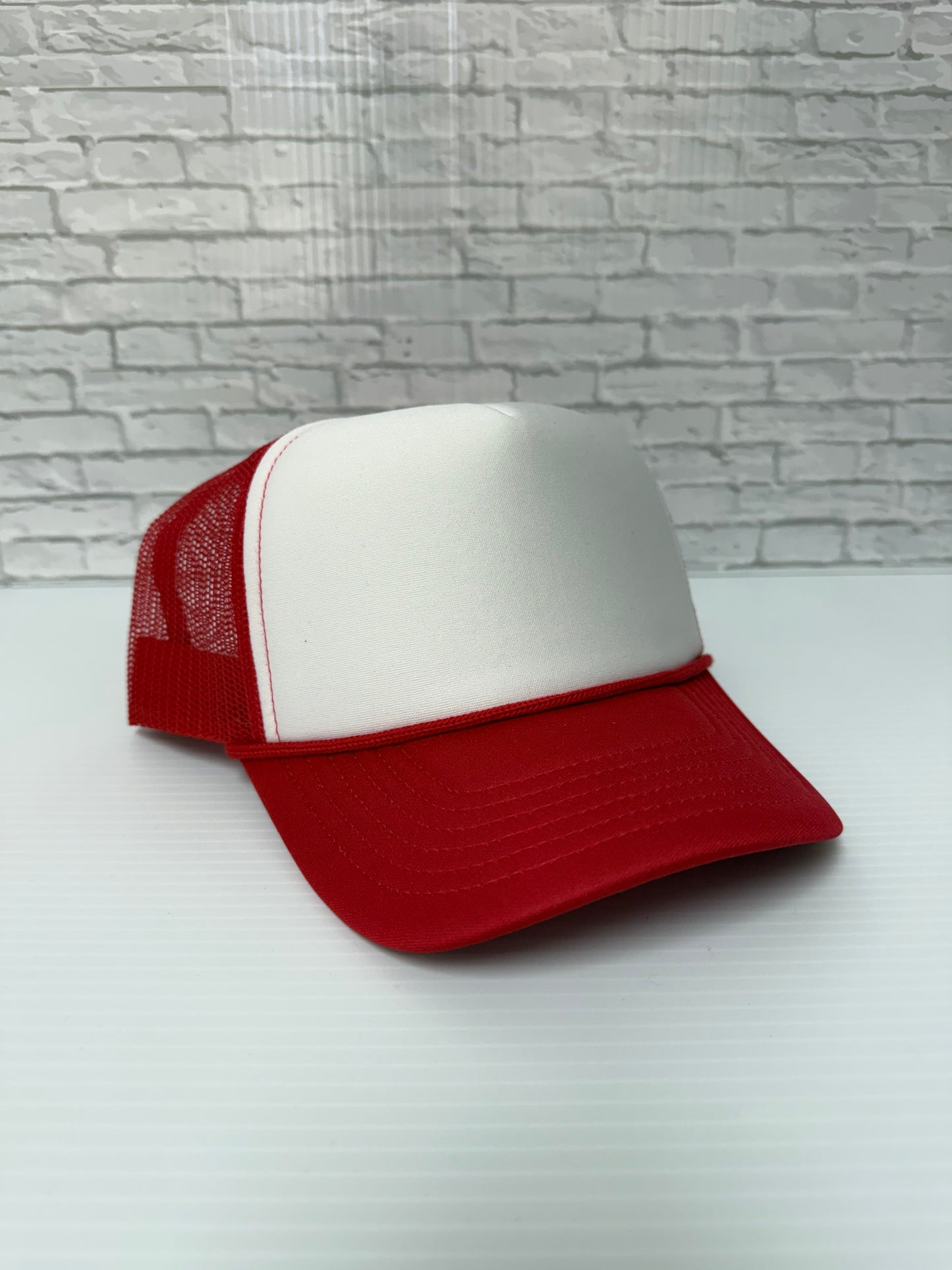 Red/White Foam Hats