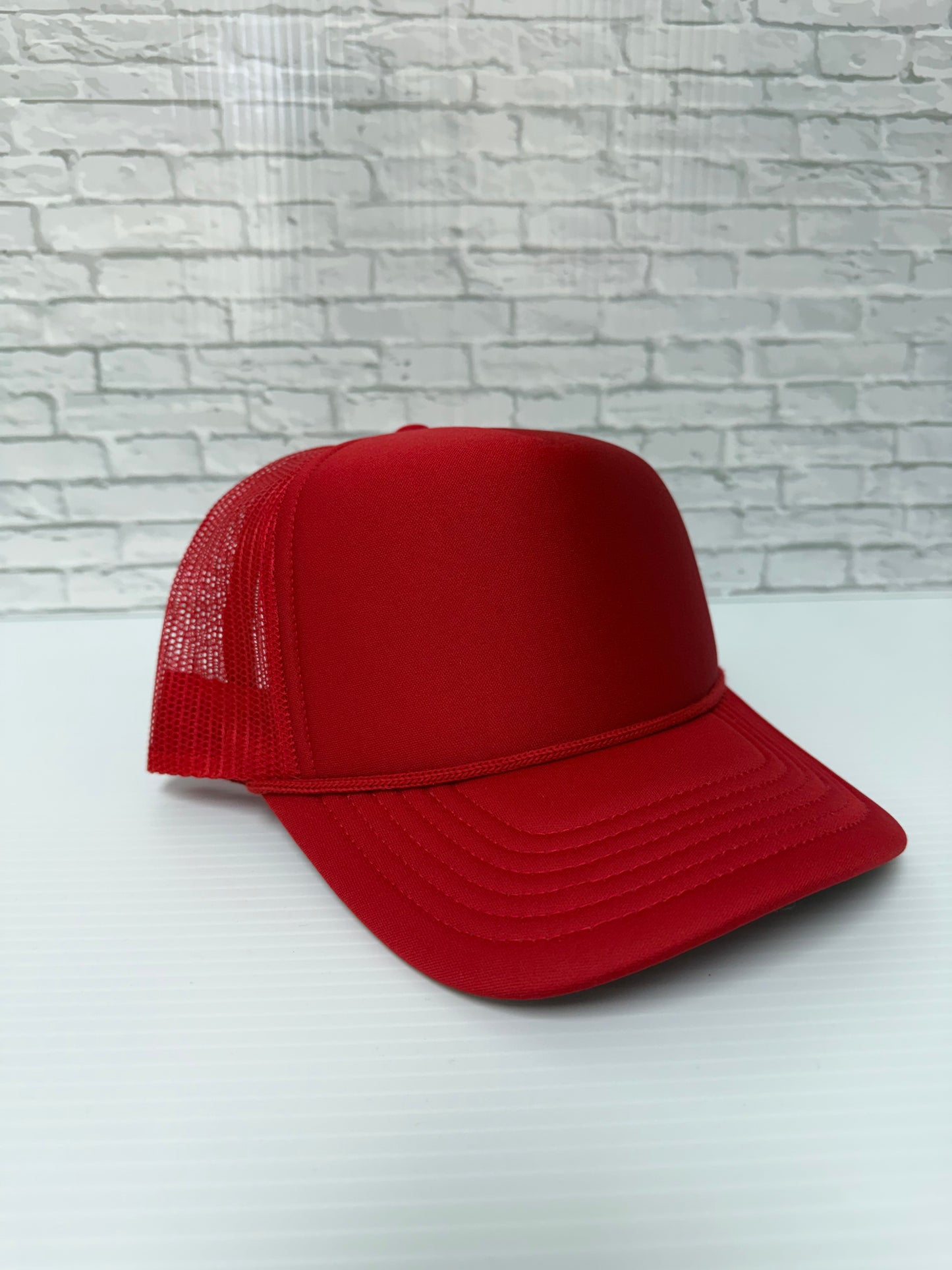 Red/Red Foam Hats