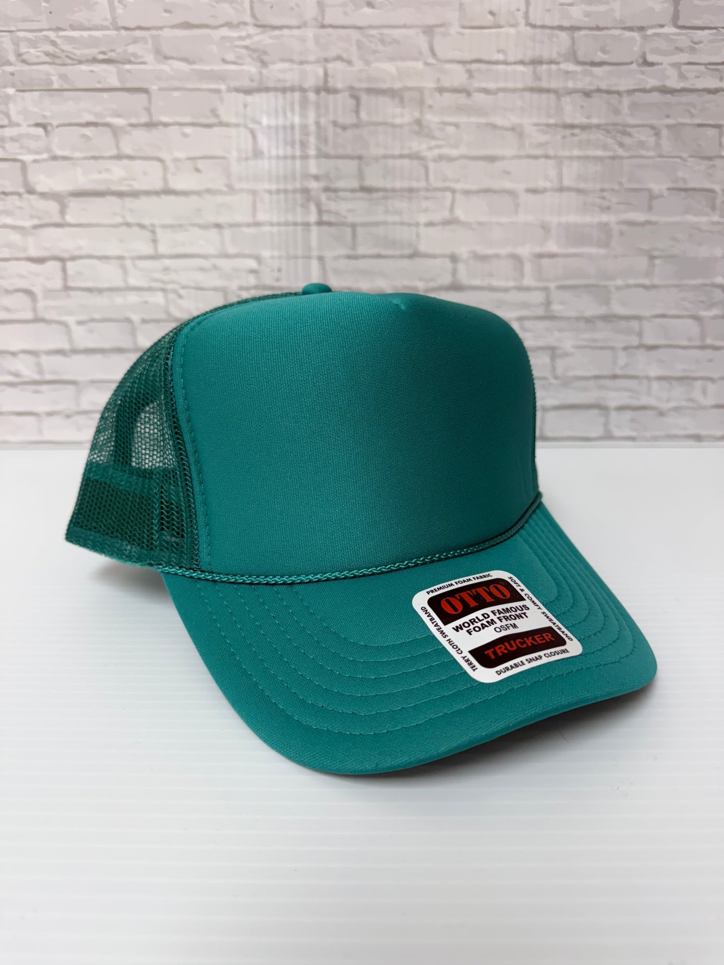 Teal/Teal Foam Hats