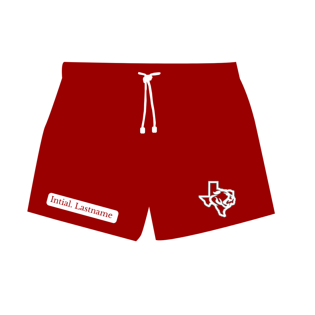 Middle School - Red Texas Shorts