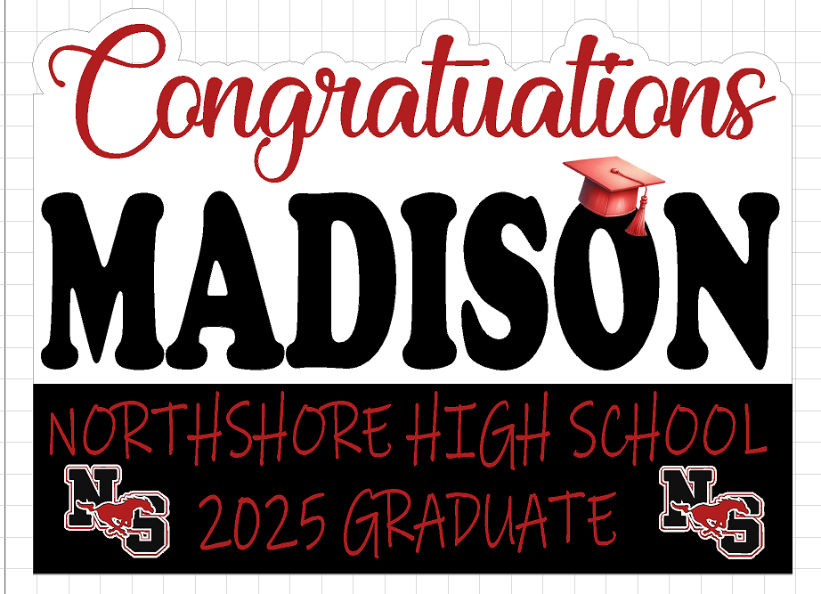 2025 Senior Signs (24x18 coroplast sign)