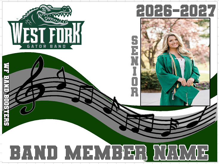 West Fork Senior Band Sign