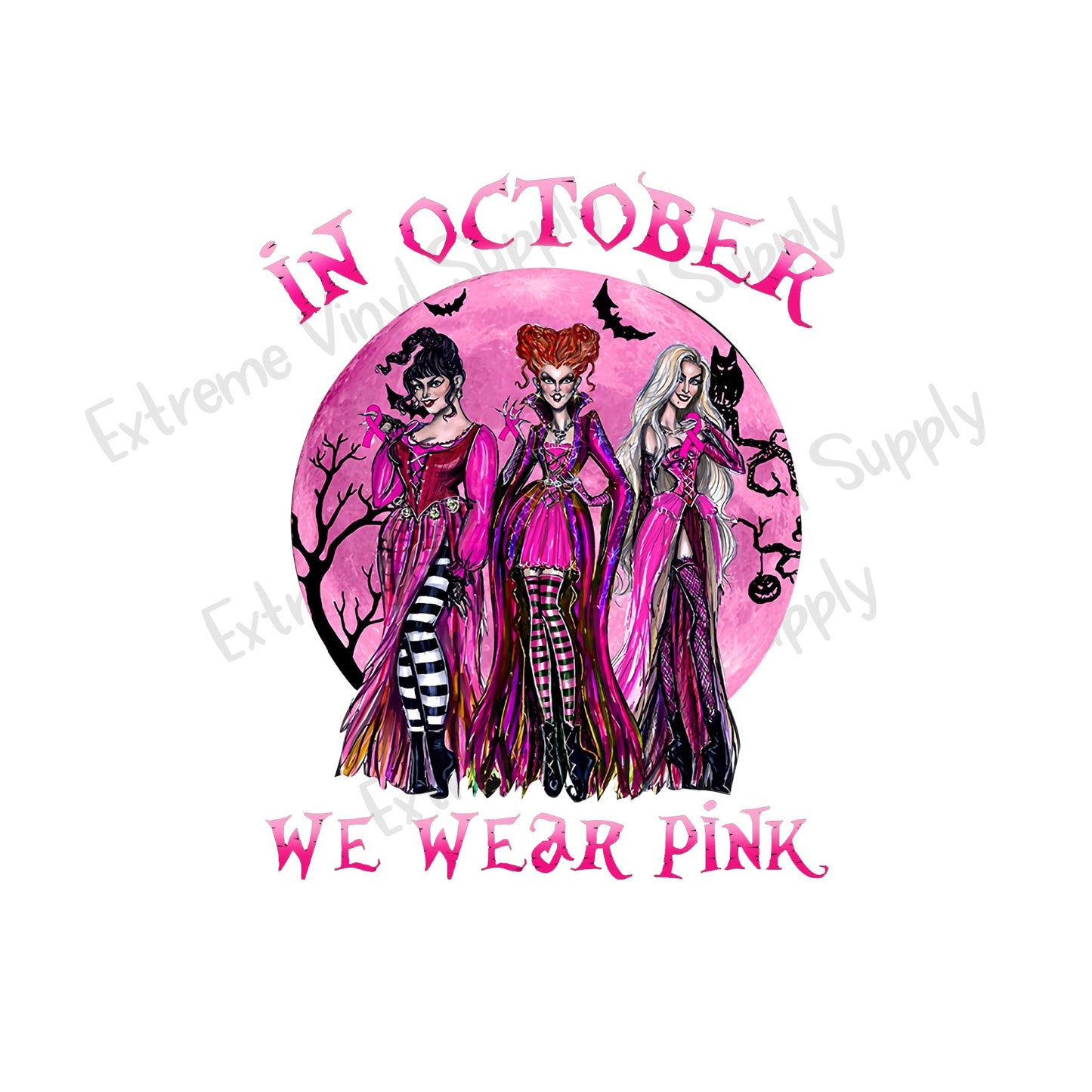 Breast Cancer Awareness Ready to Press Transfers