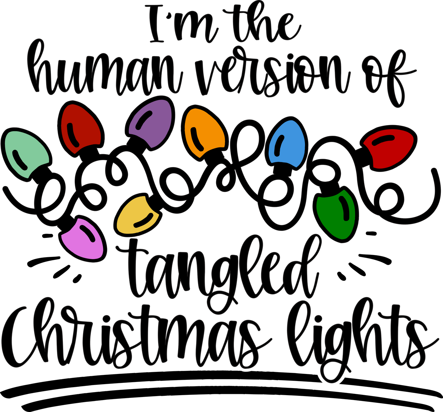 Tangled Christmas Lights