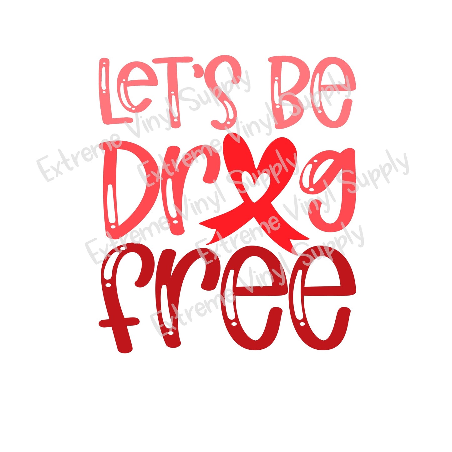 Red Ribbon Week Ready to Press Transfers