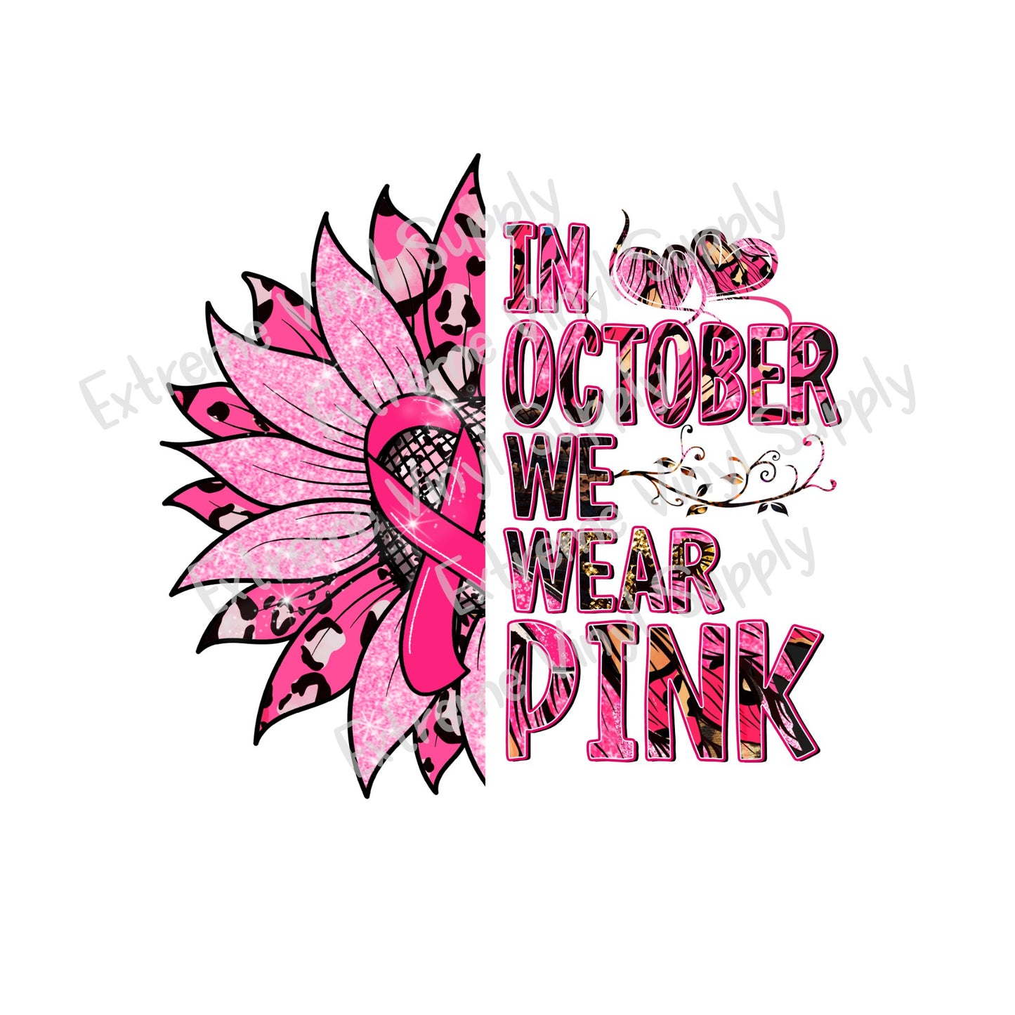 Breast Cancer Awareness Ready to Press Transfers