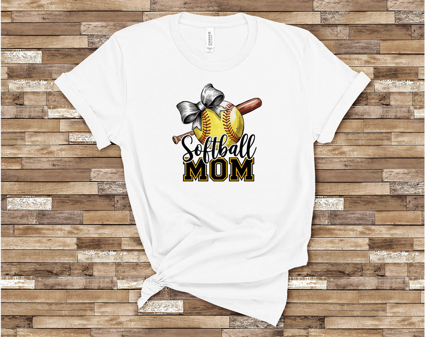Softball Mom Bow