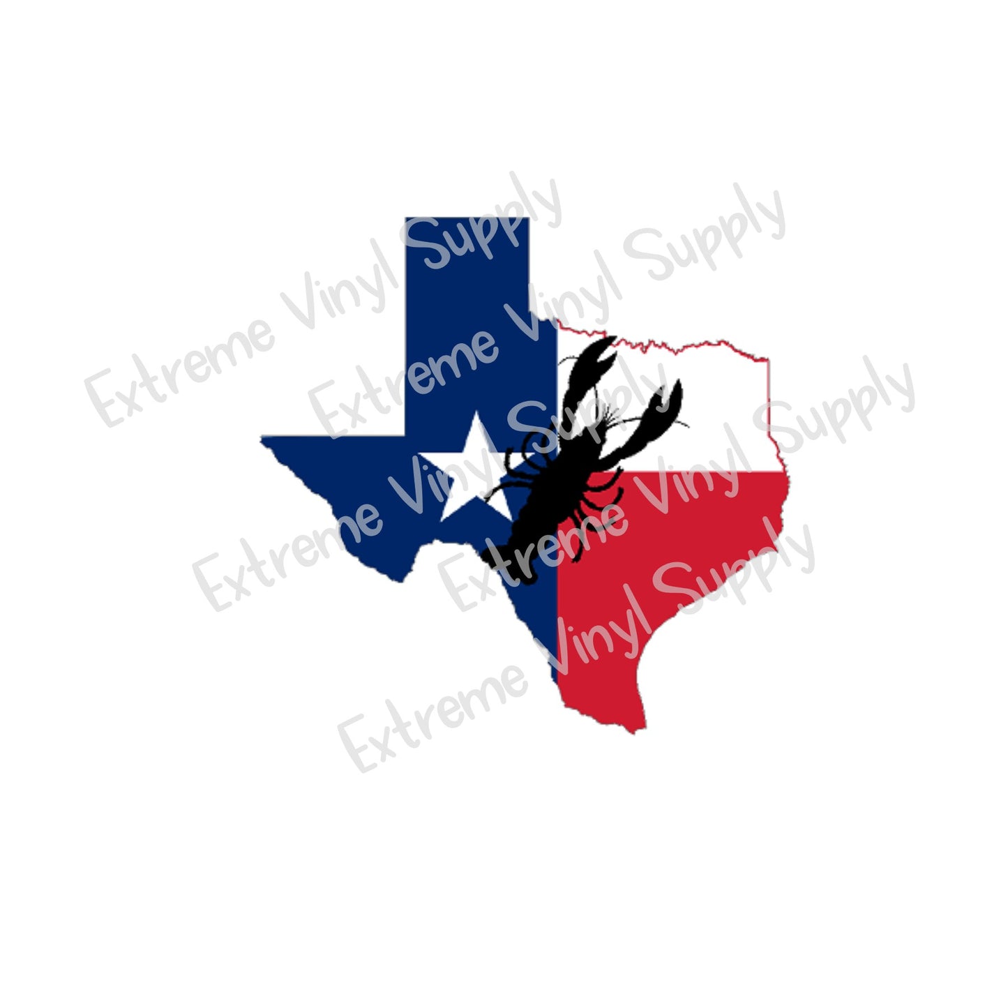 Crawfish Ready to Press Transfer or Sublimation