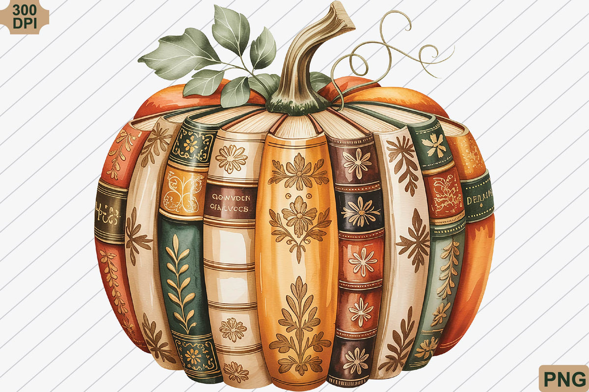 Book Pumpkin DTF