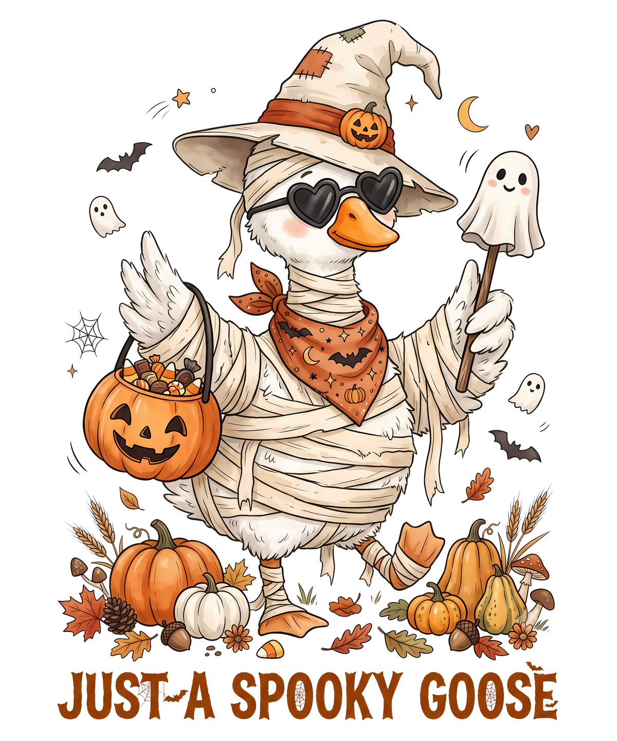 Just a Spooky Goose DTF