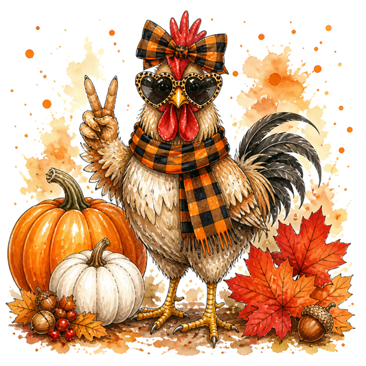Fall Chicken DTF