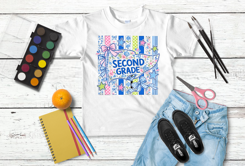 B2S02 - 2nd Grade Preppy Floral