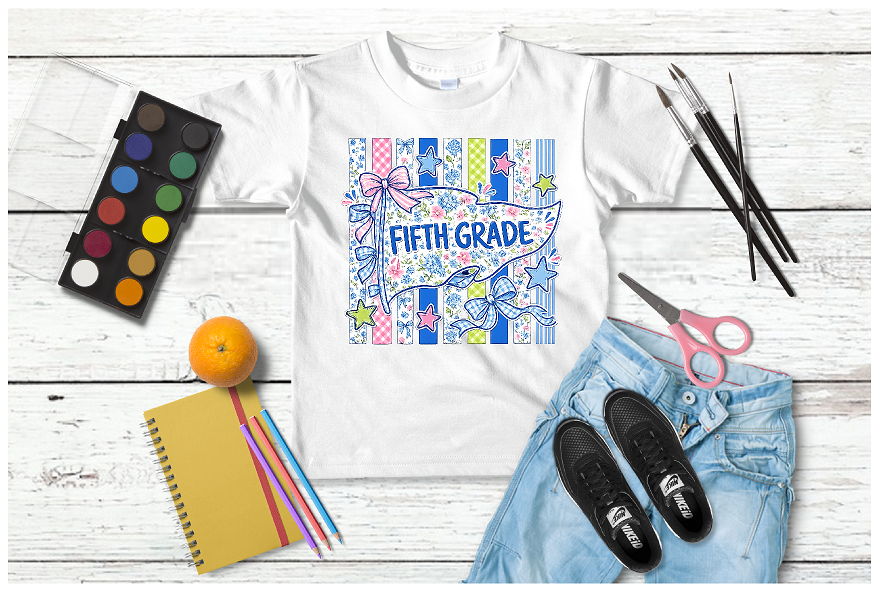 B2S05 - 5th Grade Preppy Floral