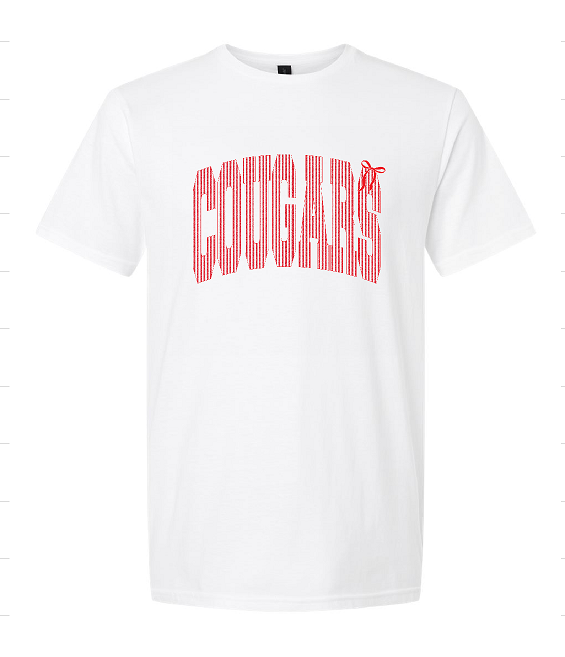 Cougars Red and White Stripe