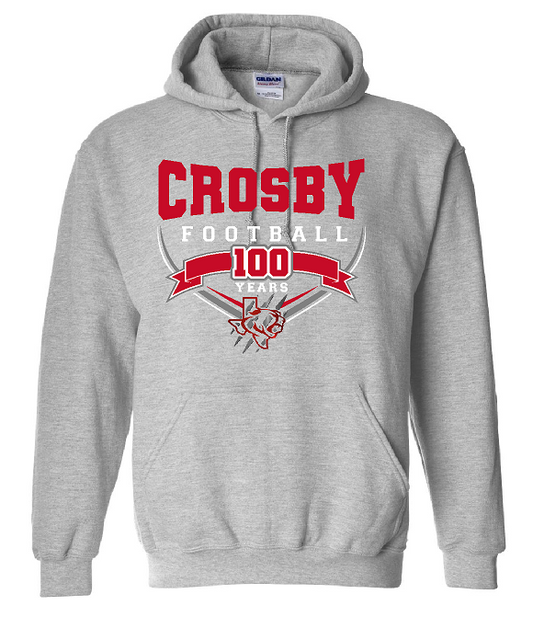 Crosby 100 Years Gray Hoodie