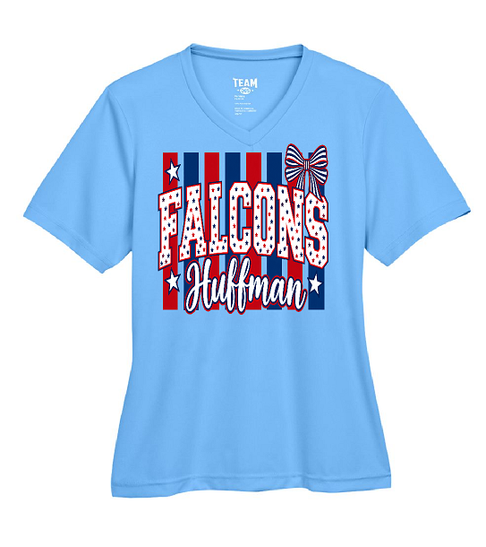 Falcons Red and Blue Bow Ladies Dri Fit