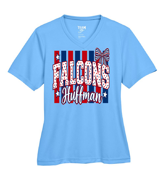 Falcons Red and Blue Bow Ladies Dri Fit