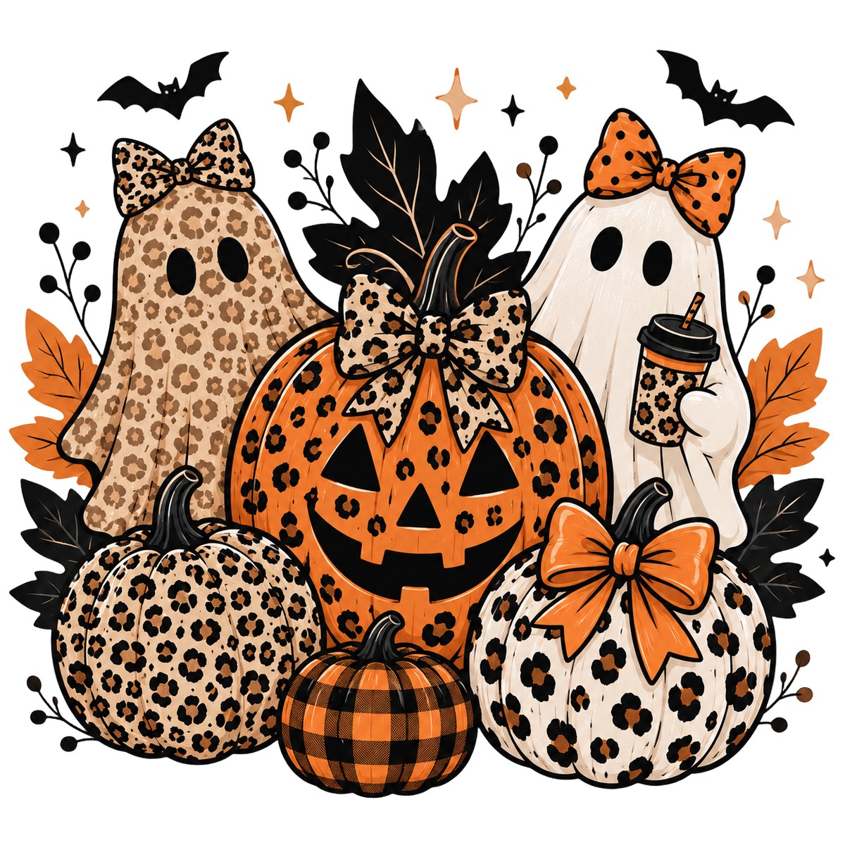 Pumpkin Ghost DTF