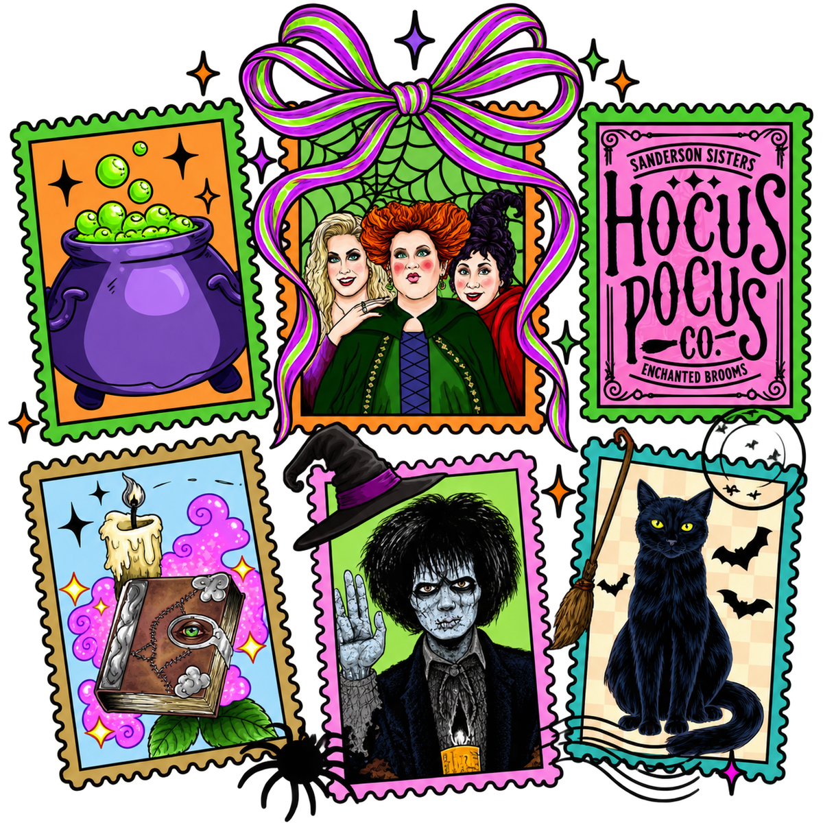 Hocus Pocus Stamps DTF