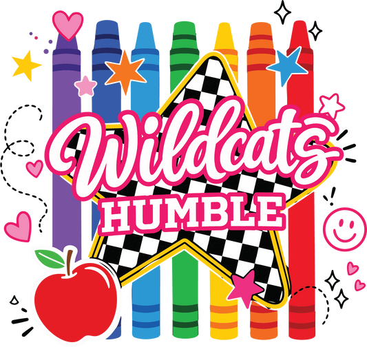 Humble Wildcats Crayon