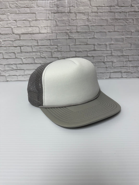 Grey/White Foam Hats