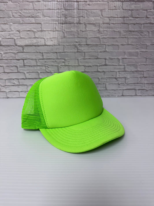 Neon Green/Neon Green Foam Hats