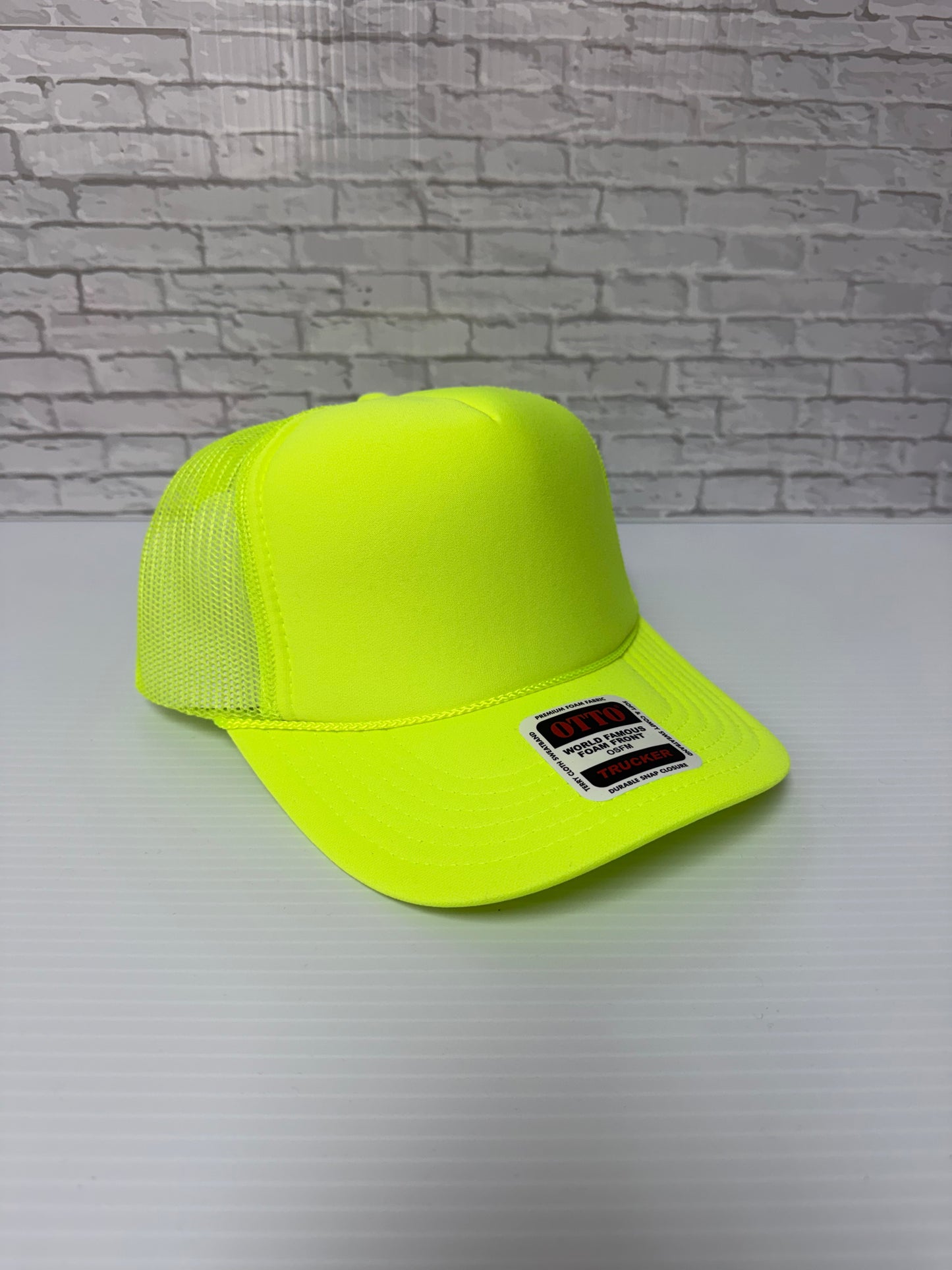 Neon Yellow/Neon Yellow Foam Hats