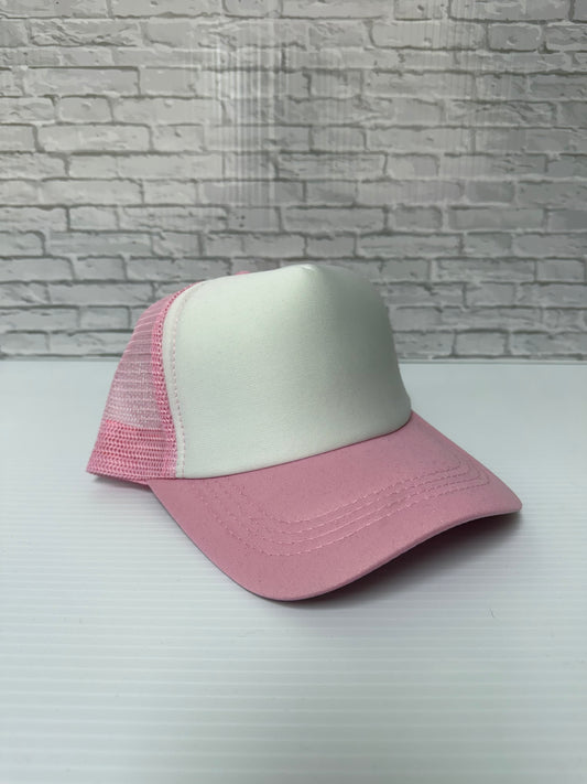 Light Pink/White Foam Hats