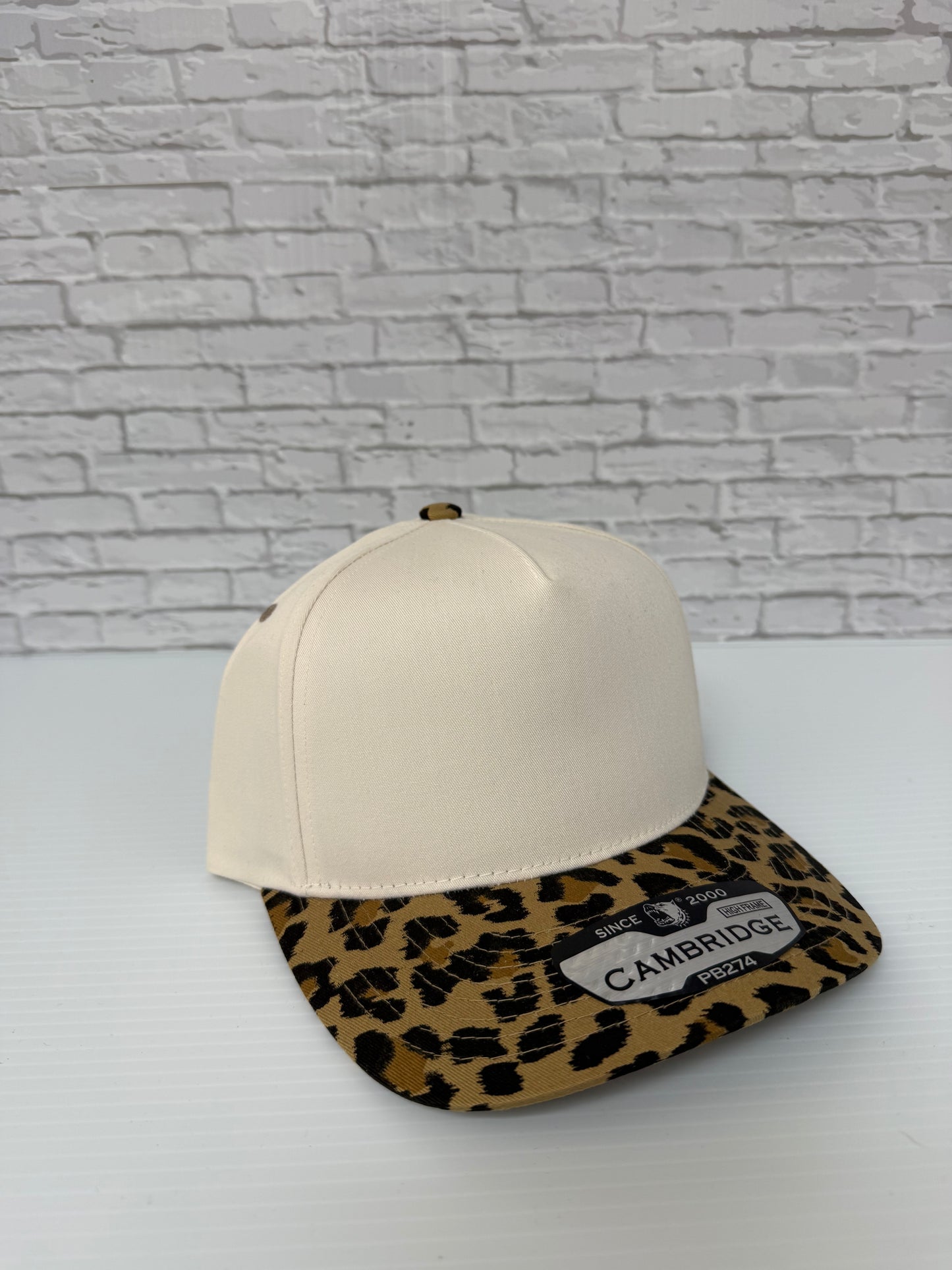 Natural/Tan Cheetah Pattern Hats