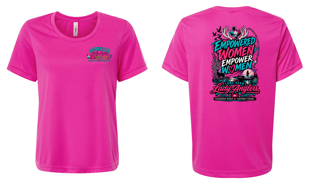 Lonestar Lady Anglers Ladies Dri Fit