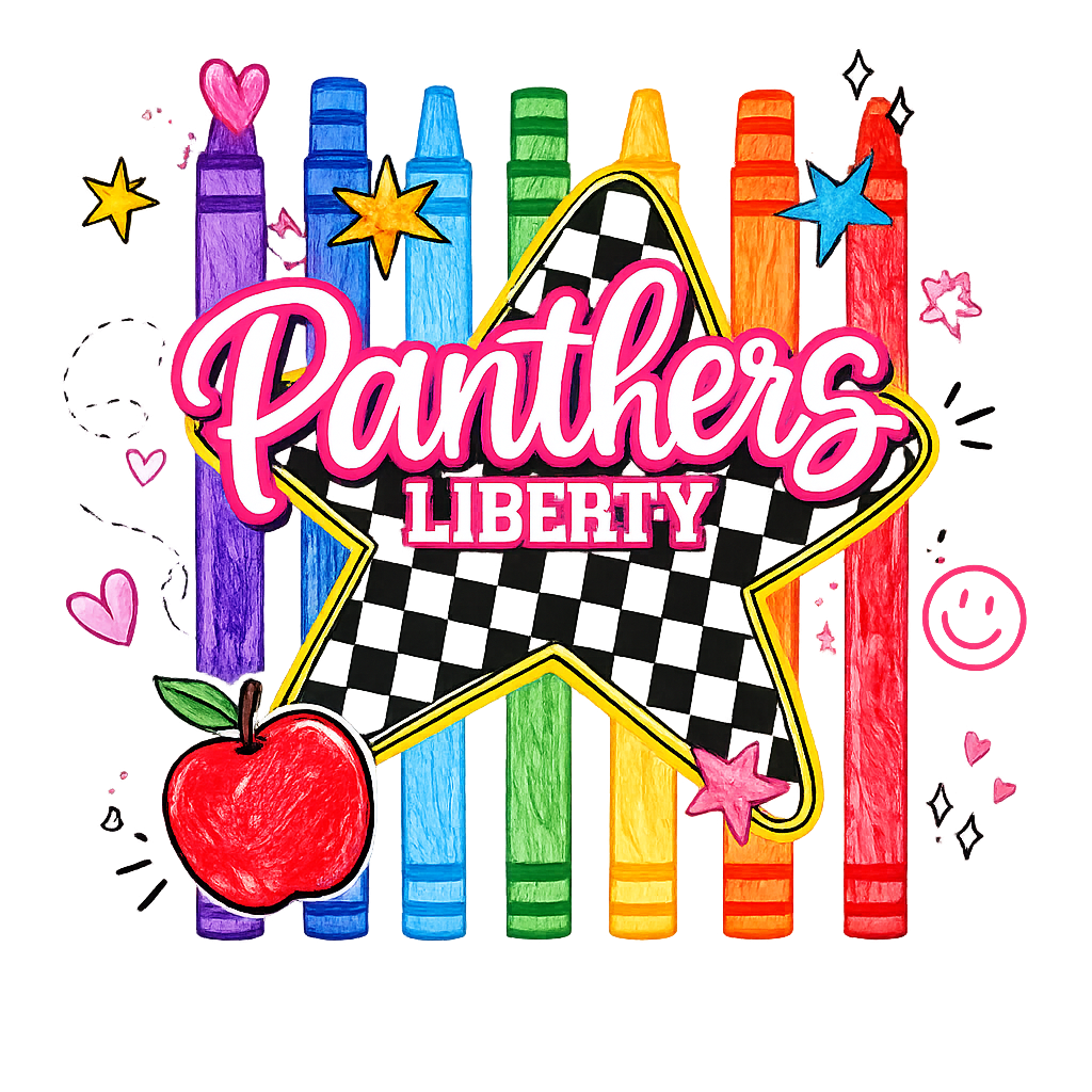 Liberty Panthers Crayon