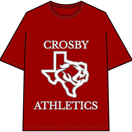 Middle School - Red/White/Grey Texas Straight