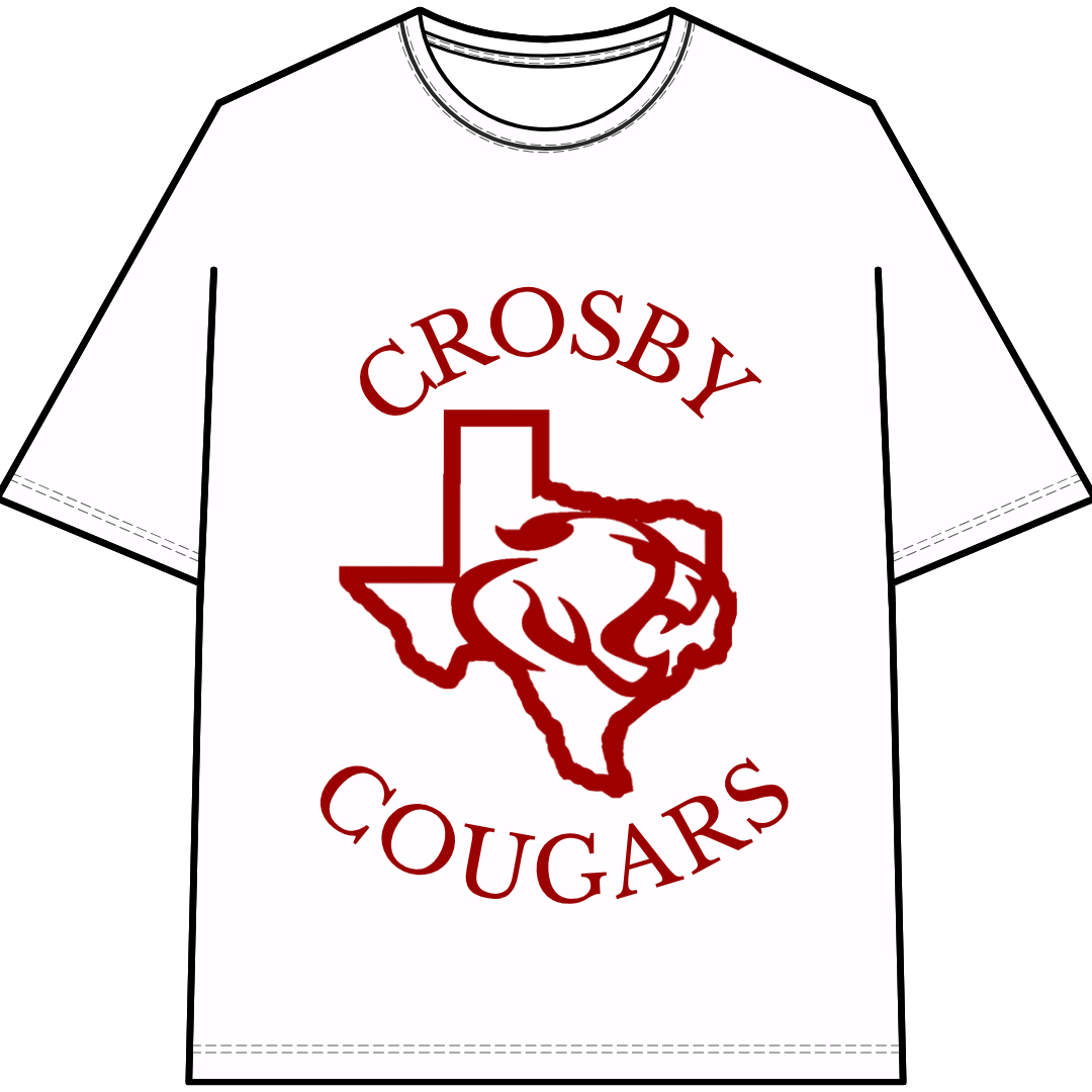 Middle School - White/Red/Grey Texas Curve