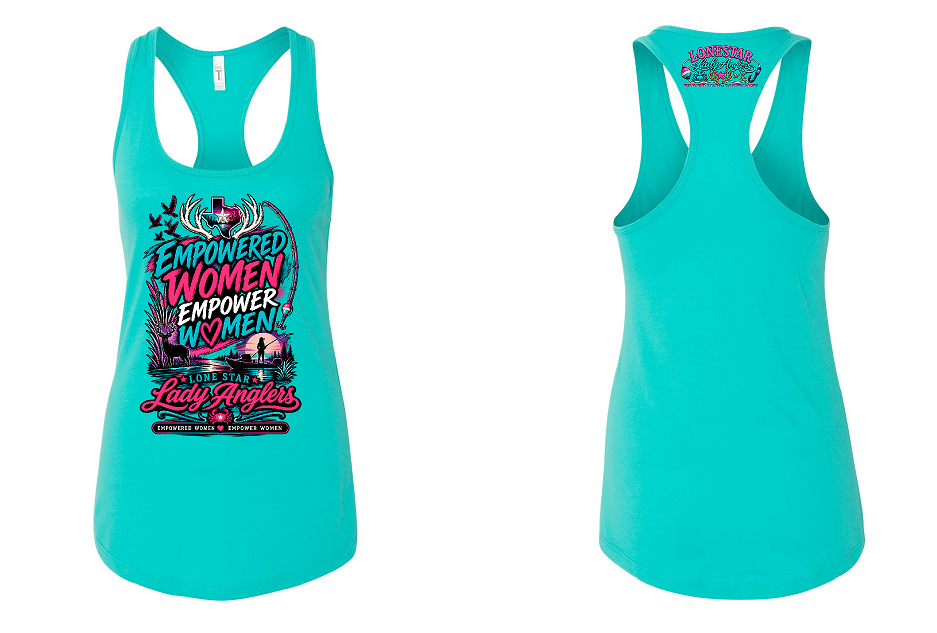 Lonestar Lady Anglers Dri Fit Tank Top