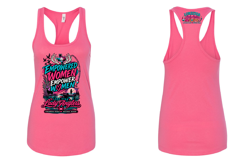 Lonestar Lady Anglers Dri Fit Tank Top