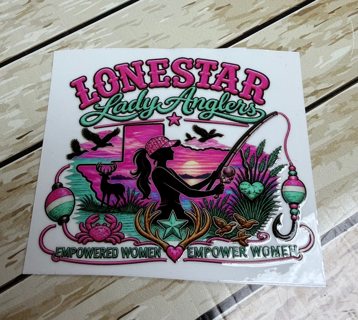 Lonestar Lady Anglers Car Decals