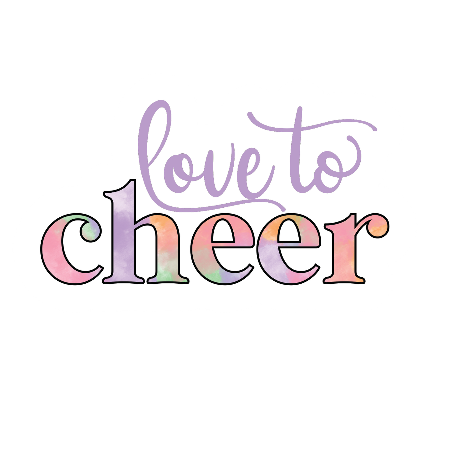 Cheer Stickers