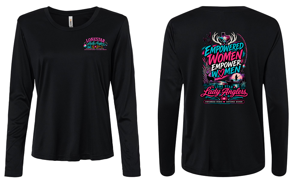 Lonestar Lady Anglers Dri Fit Long Sleeve