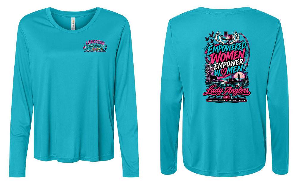 Lonestar Lady Anglers Dri Fit Long Sleeve