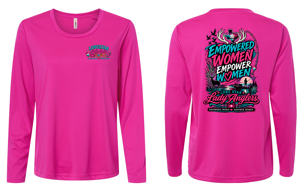 Lonestar Lady Anglers Dri Fit Long Sleeve
