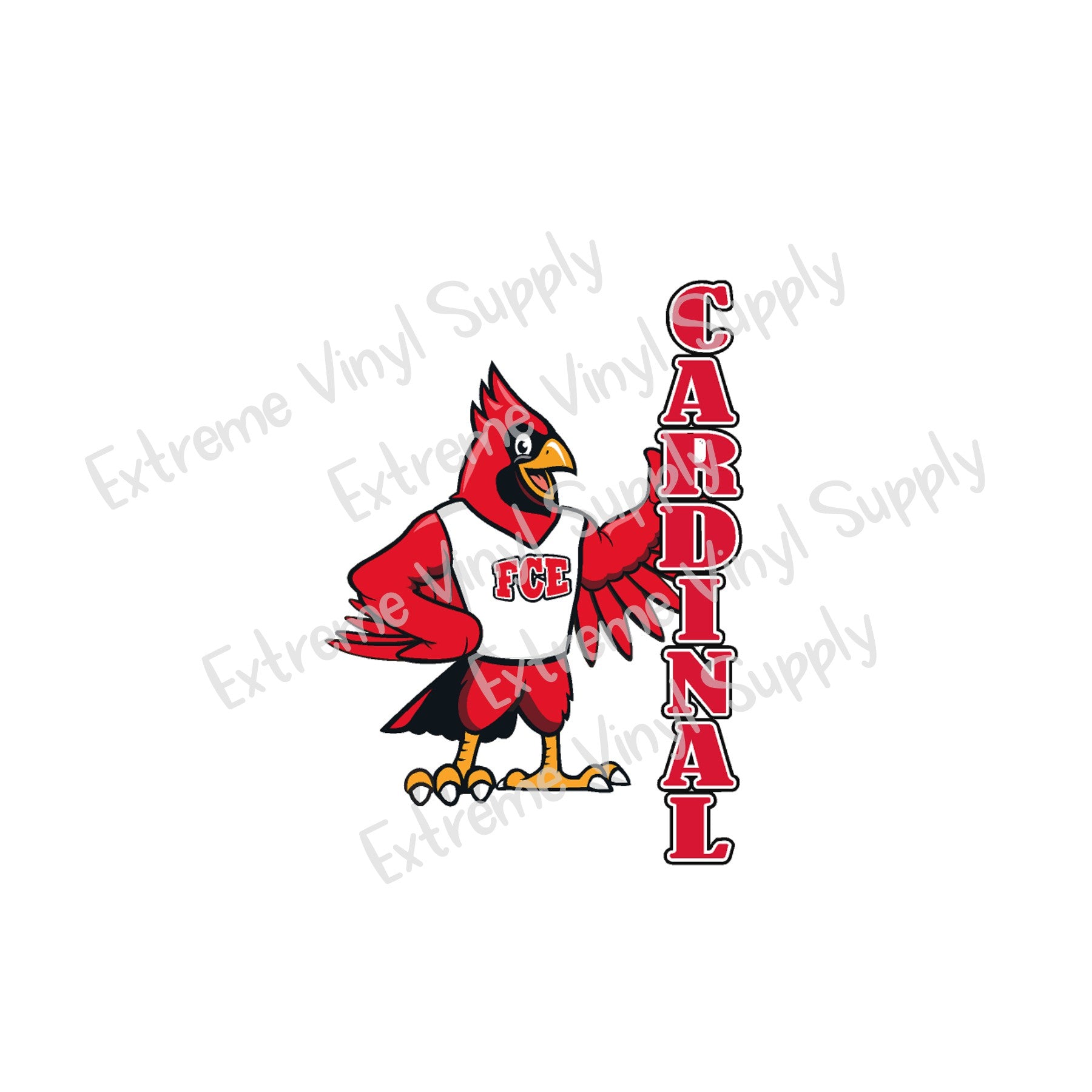 Cardinals Spirit Wear School Spirit Shirt Cardinals Mascot -  Norway