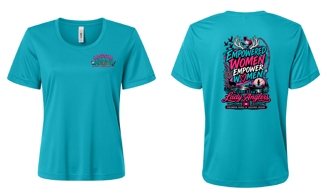 Lonestar Lady Anglers Ladies Dri Fit