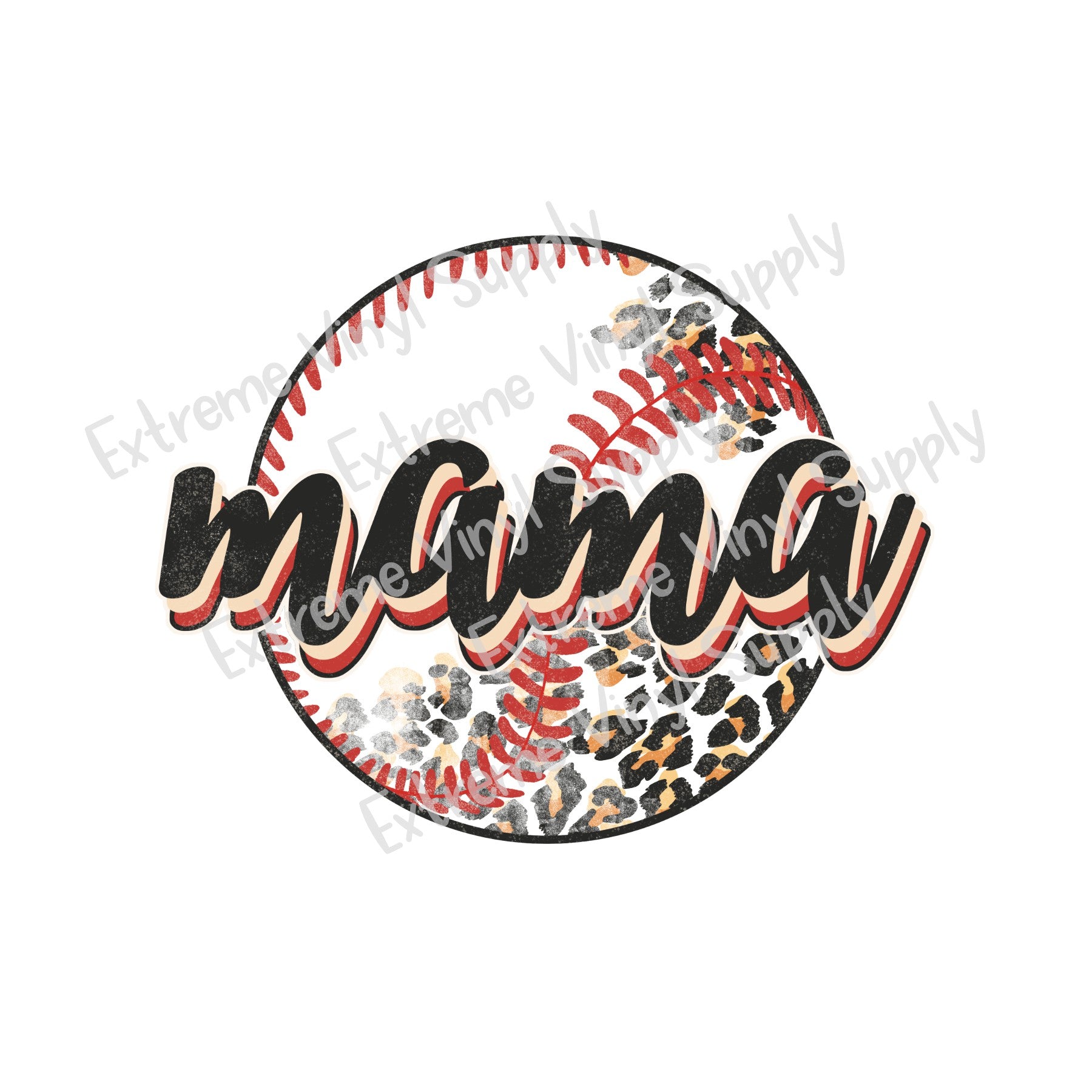 PUFF PRINT SOFTBALL MAMA – Vinyl Destination Shop