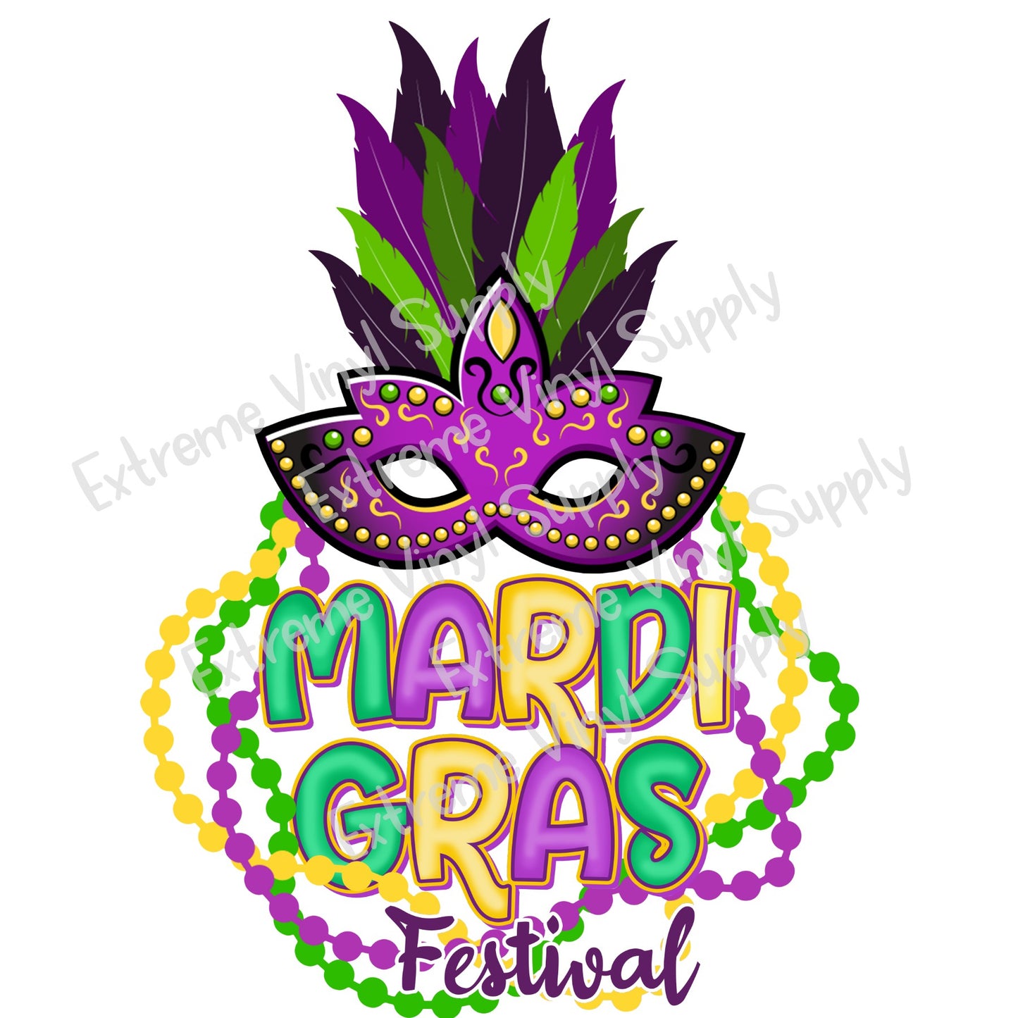 Mardi Gras Ready to Press Transfer