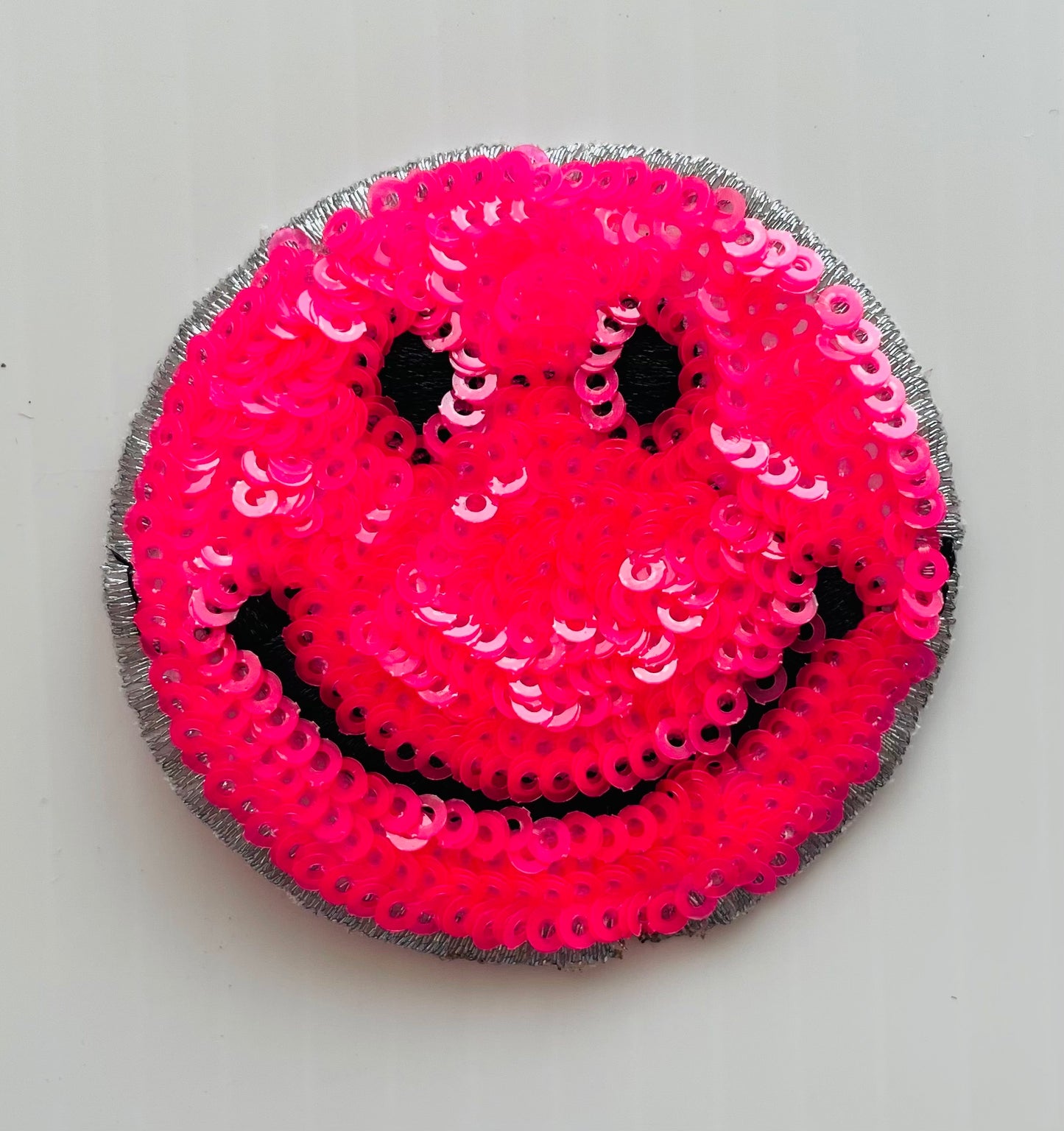Sequin Smiley Patches