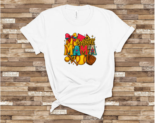 Softball Mama Checkered